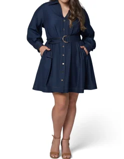 INDIGO TONIC-JUNI DENIM DRESS