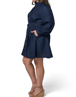 INDIGO TONIC-JUNI DENIM DRESS