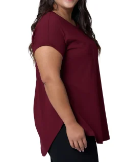 INDIGO TONIC-LAUREN LONGLINE TEE
