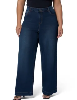 INDIGO TONIC-SULLY WIDE LEG JEAN