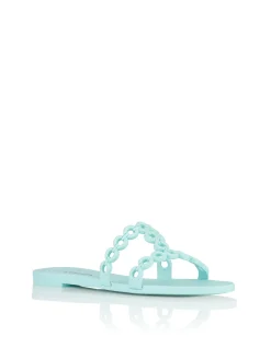 INFINITY CHAIN JELLY SANDAL FLAT