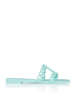 INFINITY CHAIN JELLY SANDAL FLAT