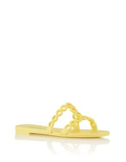 INFINITY CHAIN JELLY SANDAL FLAT