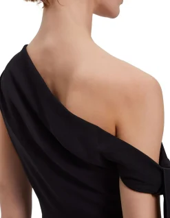 Irina One Shoulder Maxi Dress Black