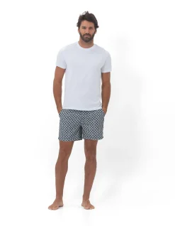 Iris Square Mens Navy Swim Shorts