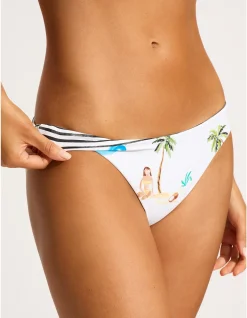 Isla Palm Reversible Hipster Pant