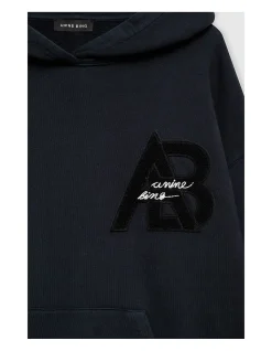 JACI HOODED SWEATSHIRT LETTERMAN