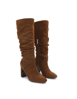 Jackpot Slouch Leather Knee Boot