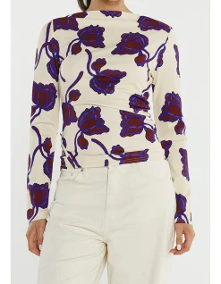 JADE SEAMED JERSEY TOP
