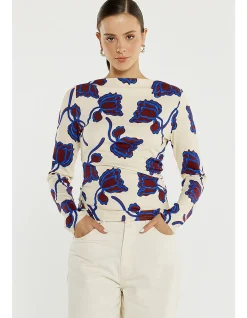 JADE SEAMED JERSEY TOP