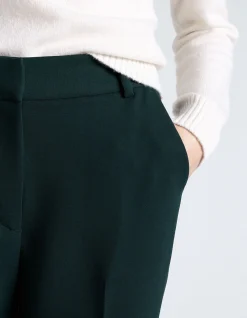 JADE DOUBLE WEAVE BOOT LEG PANT