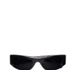 JEN Black wrapped acetate frame