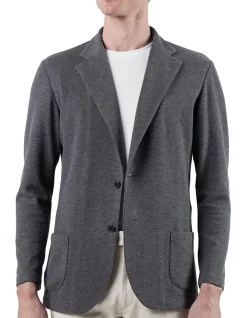 Jersey Casual Jacket Grey Knit