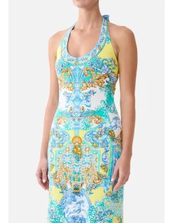 JERSEY HALTER DRESS