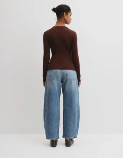 Jersey Wrap Top