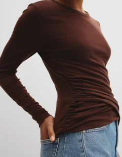 Jersey Wrap Top
