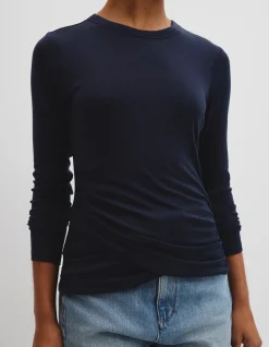 Jersey Wrap Top