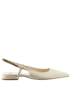 Jessica Patent Leather Slingback Flat