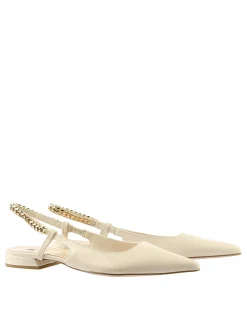 Jessica Patent Leather Slingback Flat