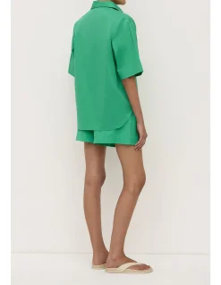 Joni Short Sleeve Shirt Bright Green