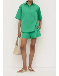 Joni Short Sleeve Shirt Bright Green