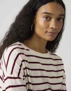 Julie Slub Long Sleeve Top