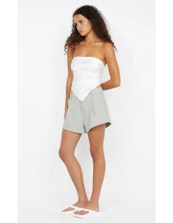 KAIA STRAPLESS TOP