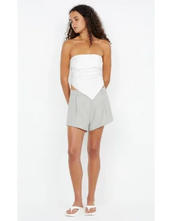 KAIA STRAPLESS TOP