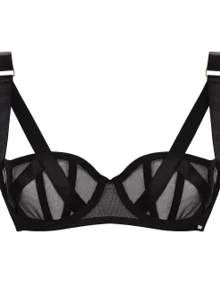 Karolina Sheer Strappy Balcony Bra