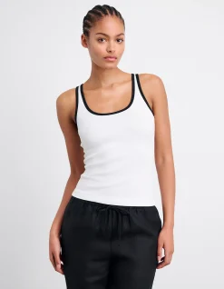 Kate Contrast Scoop Tank