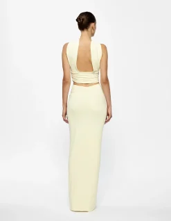 Kayson Stretch Crepe Maxi Skirt