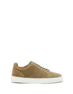 Kendal Panelled Suede Sneakers Brown