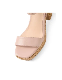 Kennedy Block Heel Leather Sandals