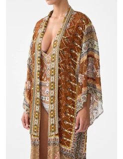 KIMONO LAYER WITH COLLAR