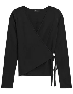 Knit Wrap Tie Top