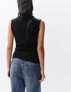 KNOT DETAIL SLEEVELESS TEE