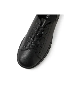 Koa Notched Sole Leather Sneakers