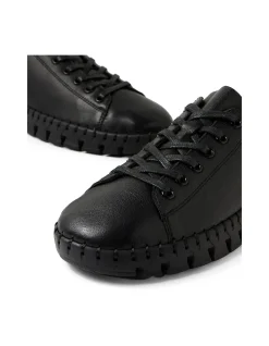 Koa Notched Sole Leather Sneakers
