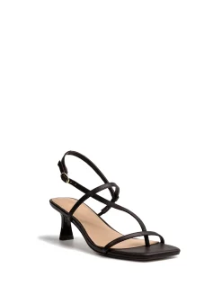 Koda Espresso Leather Strappy Heel