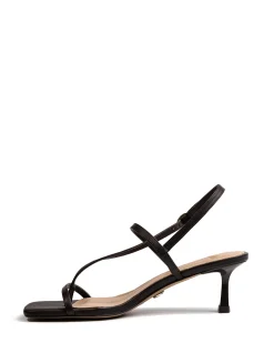 Koda Espresso Leather Strappy Heel