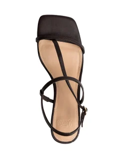 Koda Espresso Leather Strappy Heel