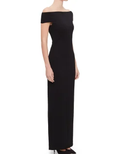 KYRA HIGH NECK SS MAXI DRESS