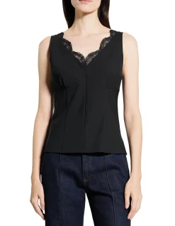LACE TAILOR TOP