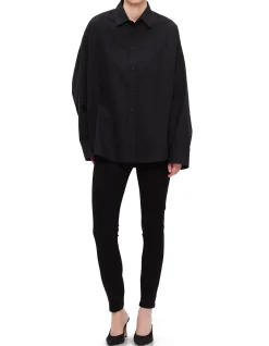 Lace-Up Long Sleeve Shirt