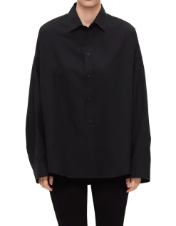 Lace-Up Long Sleeve Shirt