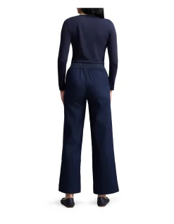Lake Annecy Wide Leg Pull On Denim Jeans