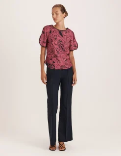 LAKEWOOD CONTRAST DETAIL TOP
