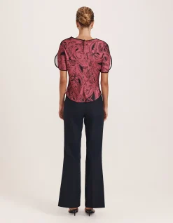 LAKEWOOD CONTRAST DETAIL TOP