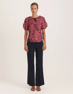 LAKEWOOD CONTRAST DETAIL TOP