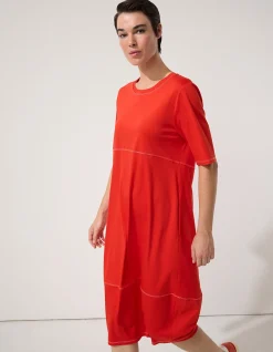 LANTERN MIDI DRESS